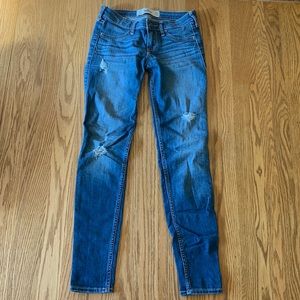 Ladies sz 1R size 1 regular Hollister skinny jeans waist 25 length 29 25x29